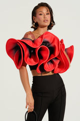 PRETTY GIRL ROSE TOP