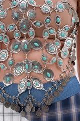 HIGH END RODEO TURQUOISE STONE TOP
