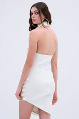 ONE OF ONE BANDAGE MINI DRESS IN WHITE