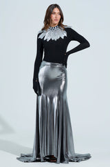 RISE FROM THE ASHES GLOVED KNIT BODYSUIT