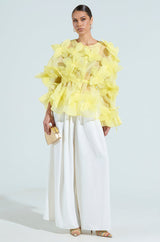 BLOOM BLOUSE IN BABY YELLOW