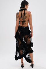 MOMENTS IN TIME CROCHET MAXI DRESS