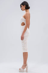 PRINCESS TREATMENT PEARL MIDI DRESS