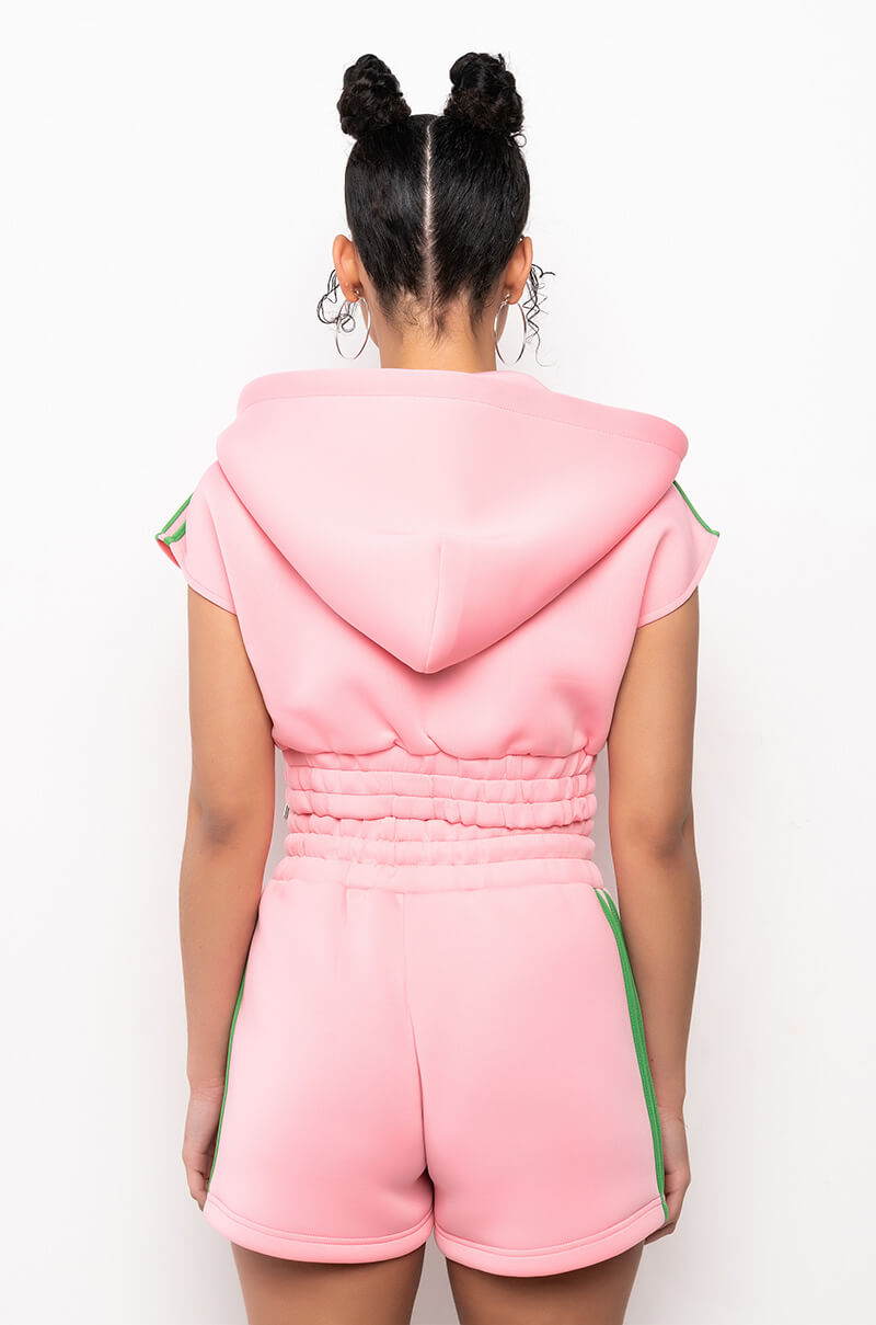 TIL NEXT TIME CROPPED SCUBA TOP