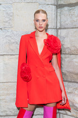 A LA MODE MINI BLAZER DRESS