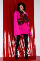 A LA MODE MINI BLAZER DRESS