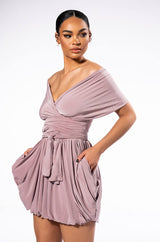ABOUT TIME SLEEVELESS BUBBLE DRESS