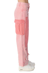 ABOVE AVERAGE WIDE LEG DENIM PANTS