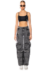 ADIDAS LOGO SCOOPED BRALETTE