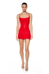 ALL EYES ON ME RHINESTONE MINI DRESS