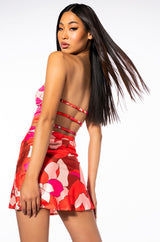 ALL ME PRINTED BANDEAU TOP