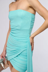 ALLISON MESH RHINESTONE MINI DRESS