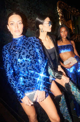 ALWAYS FULL GLAM SEQUIN MINI DRESS