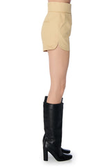 AMMO X AKIRA BIG BOOTY HIGH WAIST SHORT IN KHAKI