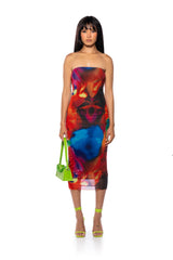ANOTHER LEVEL STRAPLESS DRESS