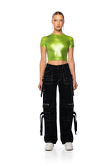 ARIES METALLIC RIB SHORT SLEEVE T SHIRT