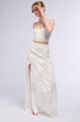 AURA PATCHWORK MAXI SKIRT