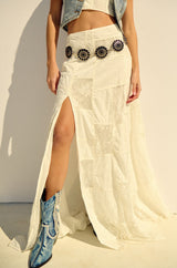AURA PATCHWORK MAXI SKIRT