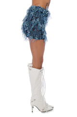 AVALYNN TEXTURED MINI SKIRT