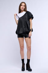 AYO ARI BUBBLE HEM T SHIRT