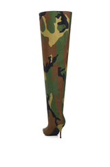 AZALEA WANG AMBY BUCKET BOOT IN GREEN