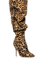 AZALEA WANG MANTIS BAGGY THIGH HIGH BOOT IN LEOPARD