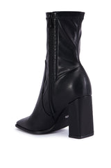 AZALEA WANG ZAID BLACK CHUNKY BOOTIE