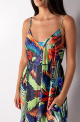 BABES OF PARADISE SATIN MAXI DRESS