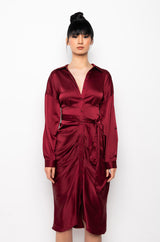 BABY COME BACK MAXI BUTTON UP MINI DRESS