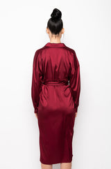 BABY COME BACK MAXI BUTTON UP MINI DRESS