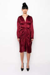 BABY COME BACK MAXI BUTTON UP MINI DRESS