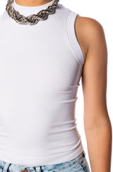 BACK TO THE BASICS CREW NECK TANK