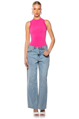 BACK TO THE BASICS HIGH NECK BODYSUIT