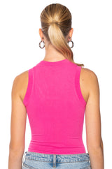 BACK TO THE BASICS HIGH NECK BODYSUIT