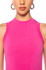 BACK TO THE BASICS HIGH NECK BODYSUIT