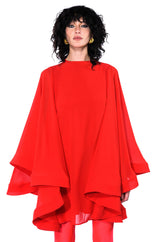 BAD ROMANCE RELAXED DRAPE MINI DRESS