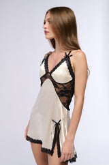 BALLET CORE LACE MINI DRESS