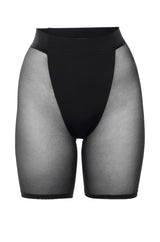 BARELY THERE MESH BIKER SHORT