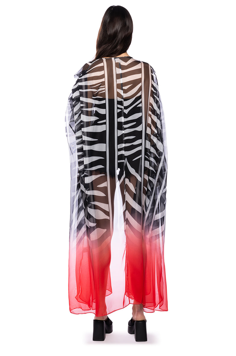 BEACHY KEEN CHIFFON DUSTER