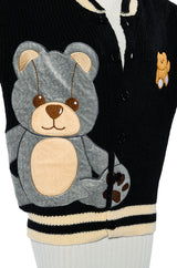 BEARY COZY KNITTED CARDIGAN