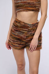 BEAT OF MY HEART MINI SHORT IN MULTI