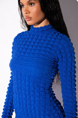 BEAT THE ODDS TEXTURED CATSUIT