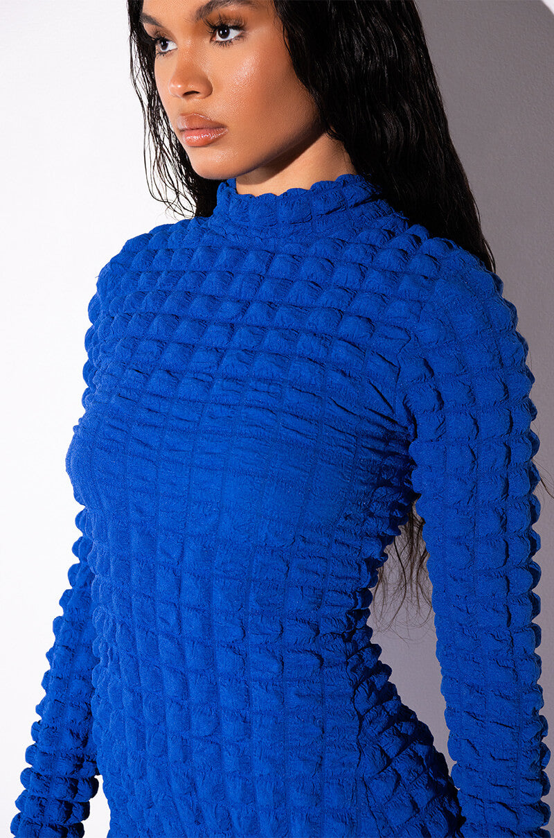 BEAT THE ODDS TEXTURED CATSUIT