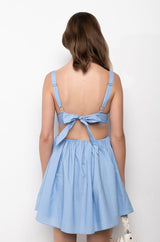 BELIEVE ME OPEN BACK MINI DRESS