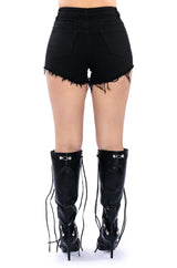 BELLA VITA DISTRESSED DENIM SHORT