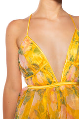 BELLE FLORAL MAXI DRESS