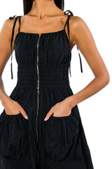 BELLE SLEEVELESS PARACHUTE MAXI DRESS