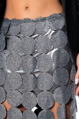 BENEATH THE SURFACE EMBELLISHED MAXI SKIRT