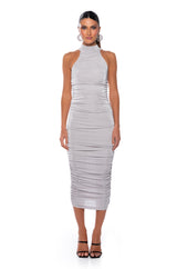 BEST BEHAVIOR SLINKY MIDI DRESS