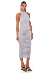 BEST BEHAVIOR SLINKY MIDI DRESS